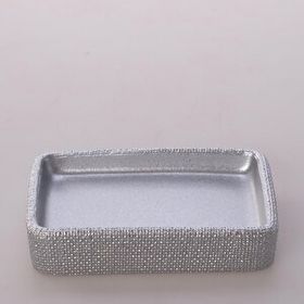 Selim Linen Gümüş Katı Sabunluk