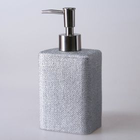 Selim Linen Gümüş Sıvı Sabunluk