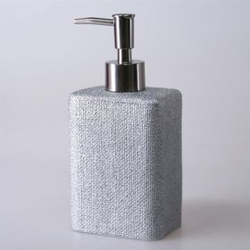 Selim Linen Gümüş Sıvı Sabunluk