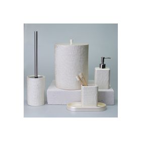 Selim Linen İnci Banyo Seti