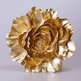 Selim Lotus Altın Dekoratif Çiçek