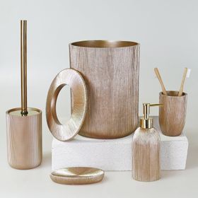 Selim Lydia 3 Parça Vizon Banyo Seti