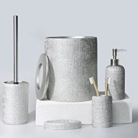 Selim Natural 3 Parça Gümüş Banyo Seti
