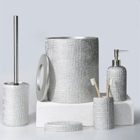 Selim Natural 3 Parça Gümüş Banyo Seti