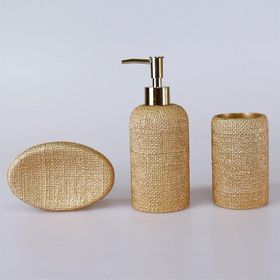 Selim Natural Altın Banyo Seti