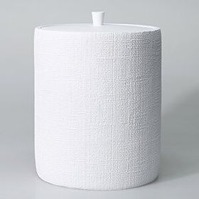 Selim Natural Beyaz Çöp Kovası