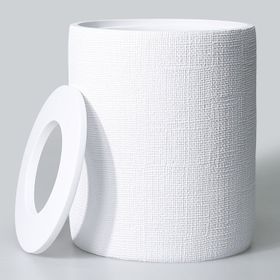 Selim Natural Beyaz Çöp Kovası