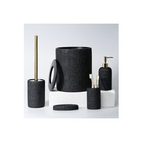 Selim Natural Siyah Banyo Seti