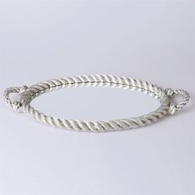 Selim Rope Gümüş Aynalı Tepsi