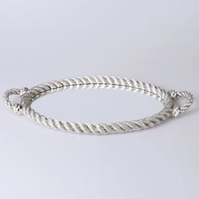 Selim Rope Gümüş Aynalı Tepsi