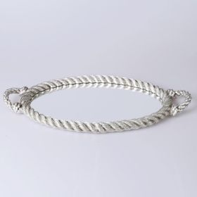 Selim Rope Gümüş Aynalı Tepsi