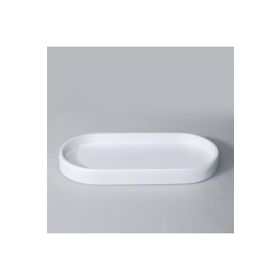 Selim Tiny Beyaz Oval Tepsi