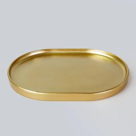 Selim Victoria Büyük Altın Oval Tepsi