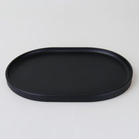 Selim Victoria Büyük Siyah Oval Tepsi