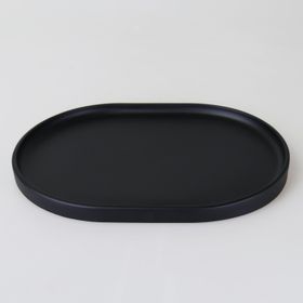 Selim Victoria Büyük Siyah Oval Tepsi