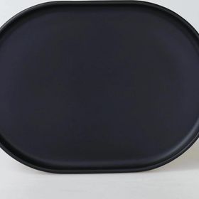 Selim Victoria Büyük Siyah Oval Tepsi