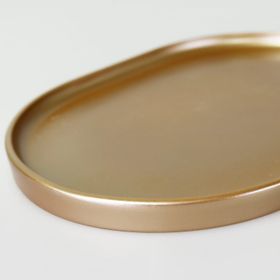 Selim Victoria Büyük Vizon Oval Tepsi