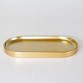 Selim Victoria Küçük Altın Oval Tepsi