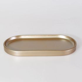 Selim Victoria Küçük Vizon Oval Tepsi