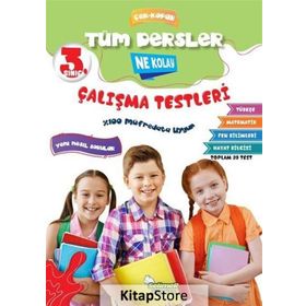 Selimer Yayınları 3. Sınıf Tüm Dersler Çalışma Testleri