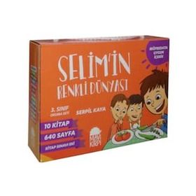 Selimin Renkli Dünyası 3. Sınıf (10 Kitap) - Serpil Kaya - Mavi Kirpi Yayınları