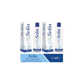 Selin 2×400 ml Parfümlü Kolonya Buz Ferahlığı