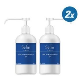 Selin 2x1 lt Pompalı Limon Kolonyası