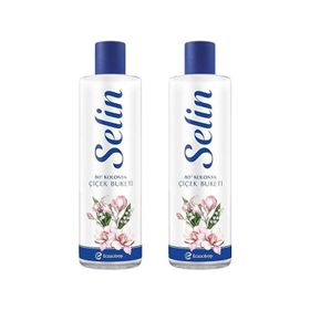 Selin 2x400 ml Pet Şişe Çiçek Buketi Kolonyası