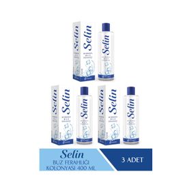 Selin 3×400 ml Parfümlü Kolonya Buz Ferahlığı