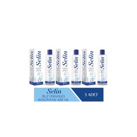 Selin 3×400 ml Parfümlü Kolonya Buz Ferahlığı