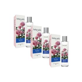 Selin 3x180 ml Bahçe Gülü Parfümlü Kolonya