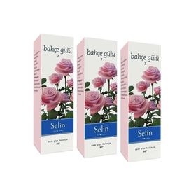 Selin 3x180 ml Bahçe Gülü Parfümlü Kolonya