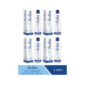 Selin 4×400 ml Parfümlü Kolonya Buz Ferahlığı