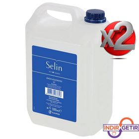 Selin 80 Derece 2x5 lt Pet Şişe Limon Kolonyası