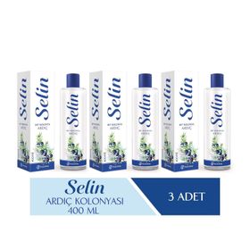 Selin Ardıç 3x400 ML Parfümlü Kolonya