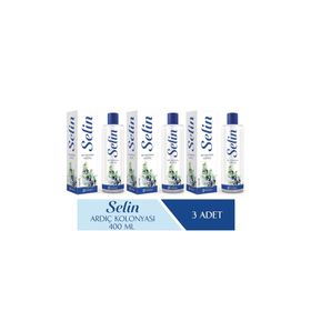 Selin Ardıç 3x400 ML Parfümlü Kolonya