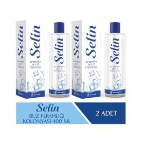 Selin Buz Ferahlığı 2x400 ml Kolonya