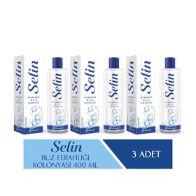 Selin Buz Ferahlığı 3x400 ml Kolonya
