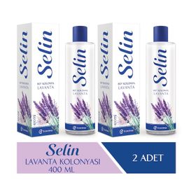 Selin Lavanta 2x400 ml Lavanta Kolonya