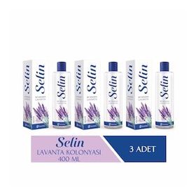 Selin Lavanta 3x400 ml Lavanta Kolonya