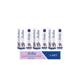 Selin Lavanta 3x400 ml Lavanta Kolonya