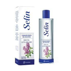 Selin Leylak 180 ml Cam Şişe Parfümlü Kolonya