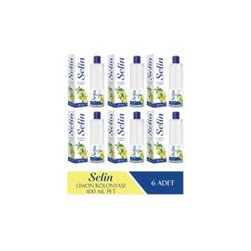 Selin Limon Kolonyası 400 Ml. Pet (6'lı)