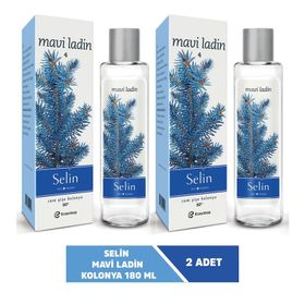 Selin Mavi Ladin 2x180 ml Parfümlü Kolonya