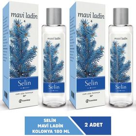Selin Mavi Ladin 2x180 ml Parfümlü Kolonya