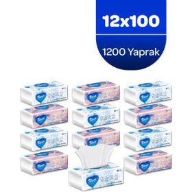 Selpak 12'li 1200 Yaprak El ve Yüz Havlusu