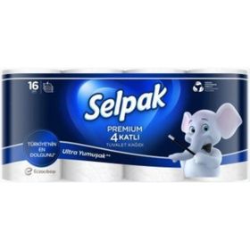 Selpak 16'lı 4 Katlı Tuvalet Kağıdı
