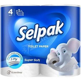 Selpak Aqua 4'lü Tuvalet Kağıdı