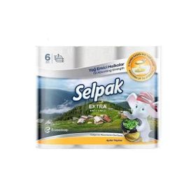 Selpak Extra Desenli 6'lı Kağıt Havlu (3 adet)