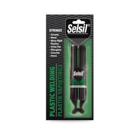 Selsil 28 gr Plastik Yapıştırıcı Şırınga